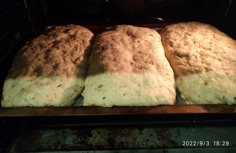Making Coconut Bread