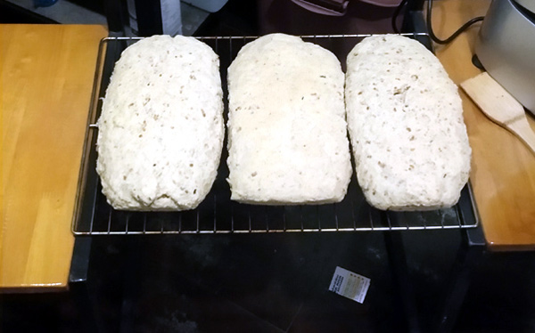 Making Coconut Bread