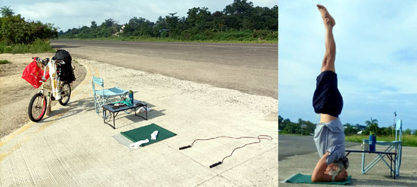 Yoga at the Old Airport