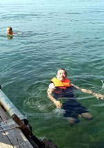 Chilling-out at the Floating Cottage with the Tagbilaran Walkers